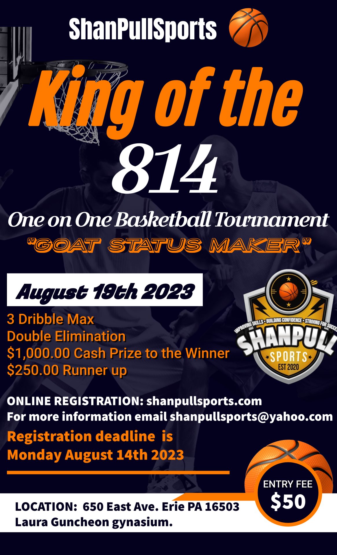 King of the 814 one on one basketball tourney